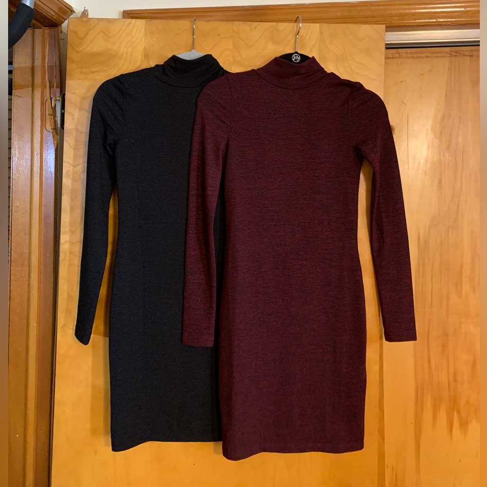 French Connection turtleneck sweater dresses! 2 pack deal